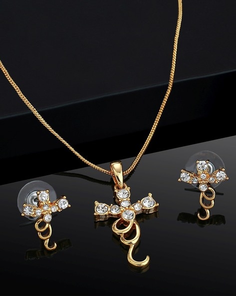 VZDSDDEF Platinum or Gold Plated Sterling Silver Cross India | Ubuy