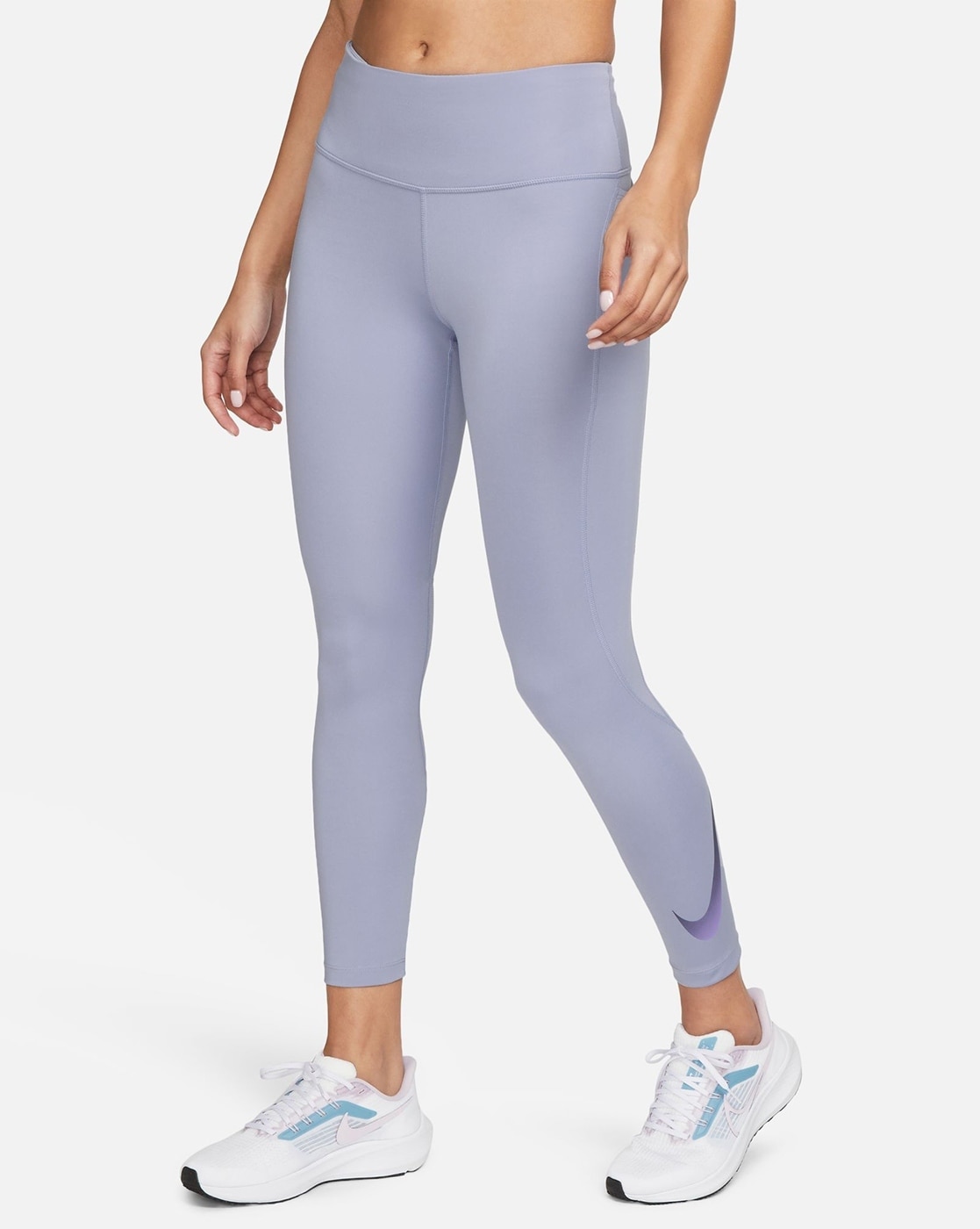 Buy Nike Panelled Tights with Elasticated Waistband Online for Girls