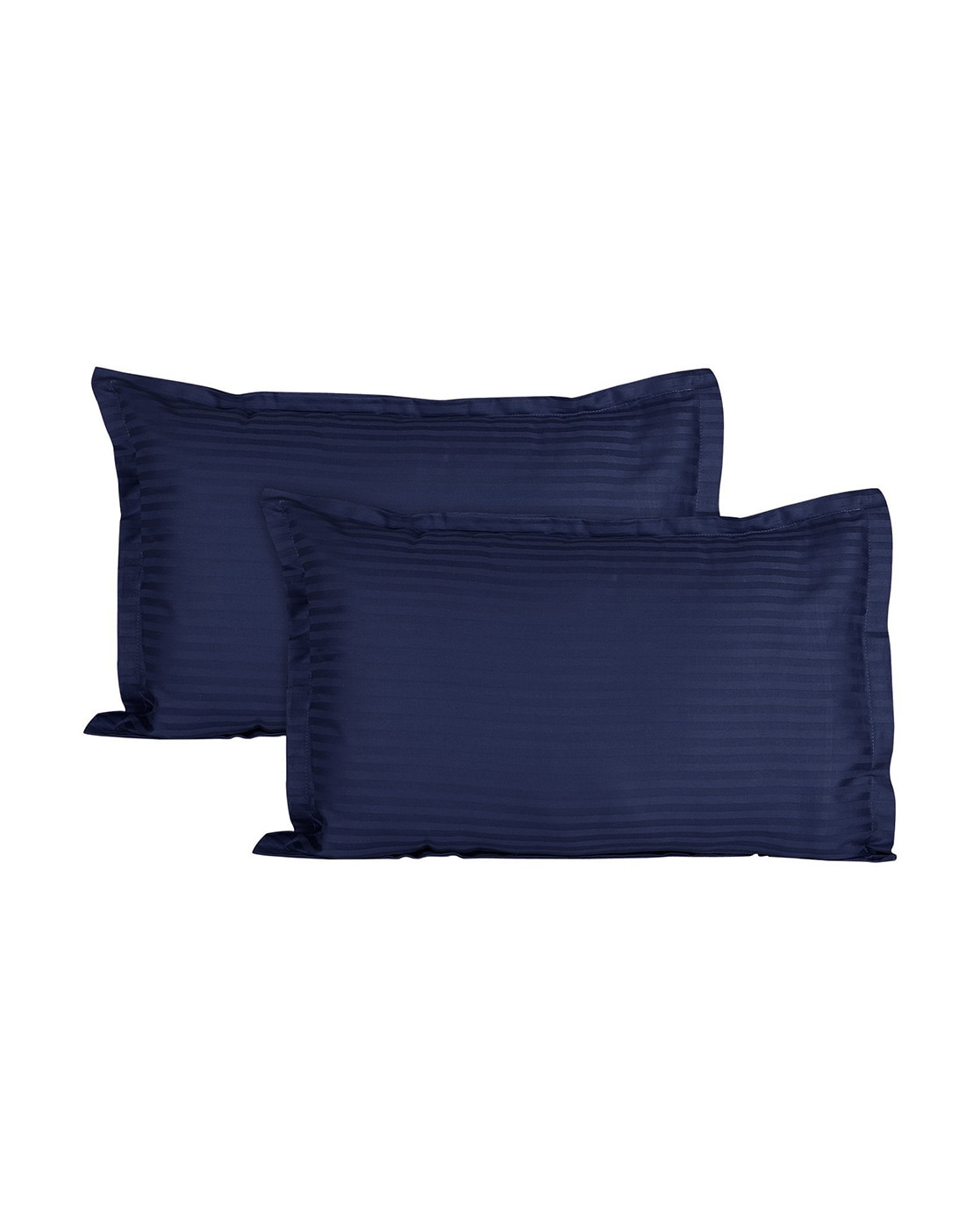 Navy fashion striped throw pillow