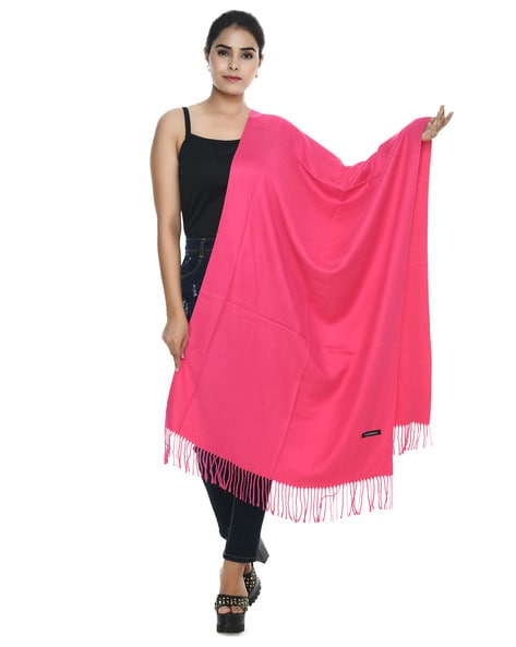 Woolen Stole with Tassels Price in India