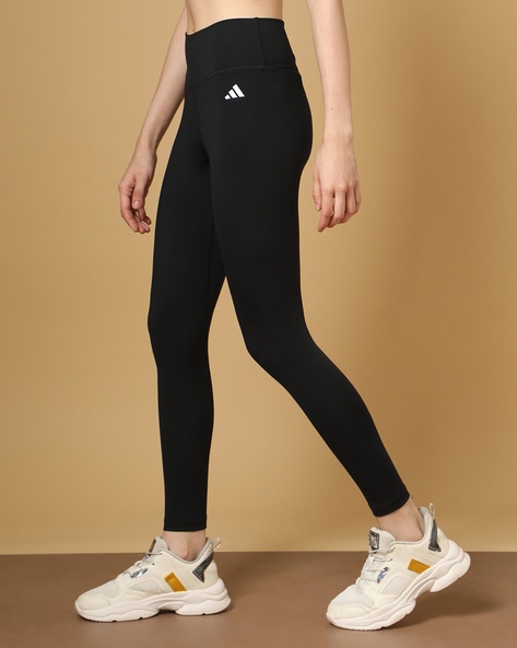 Adidas Women Cotton W LIN TIG Sports Tights Black (XS) : Amazon.in: Fashion