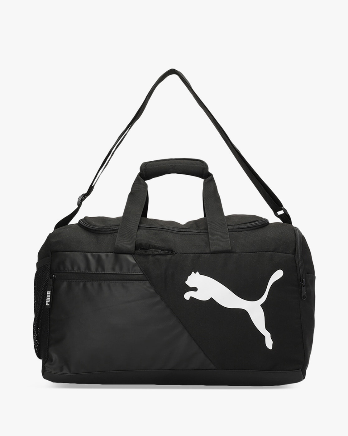 Puma black duffle bag best sale