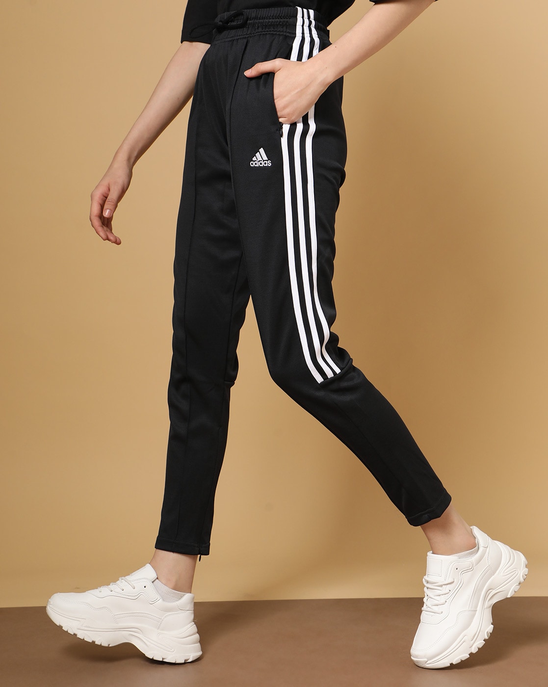 ADIDAS Future Icon Womens Cropped Flare Pants - BLACK | Tillys