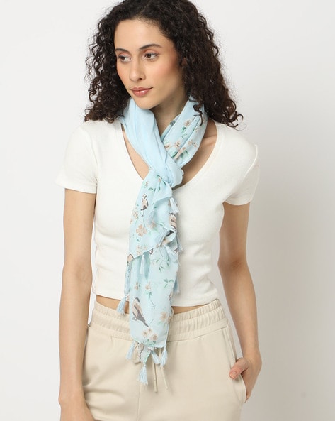 Buy Navy Blue Stoles & Scarves for Women by MATCHITT Online