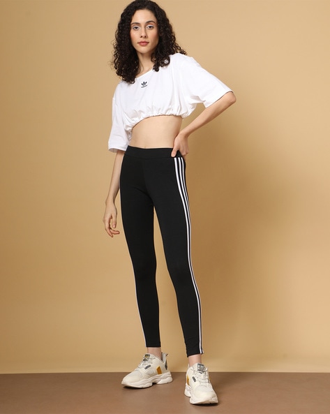 adidas Women's 3 Stripe Active Tights Leggings | Sporty outfits, Outfits  with leggings, Addidas outfits