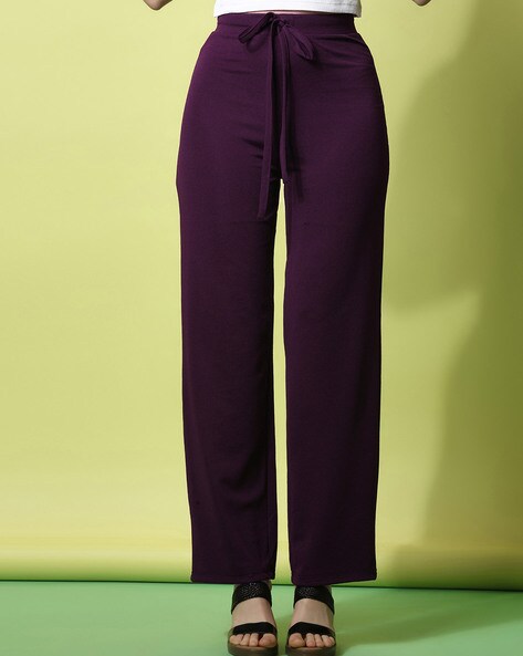 Buy Black Trousers & Pants for Women by SELVIA Online