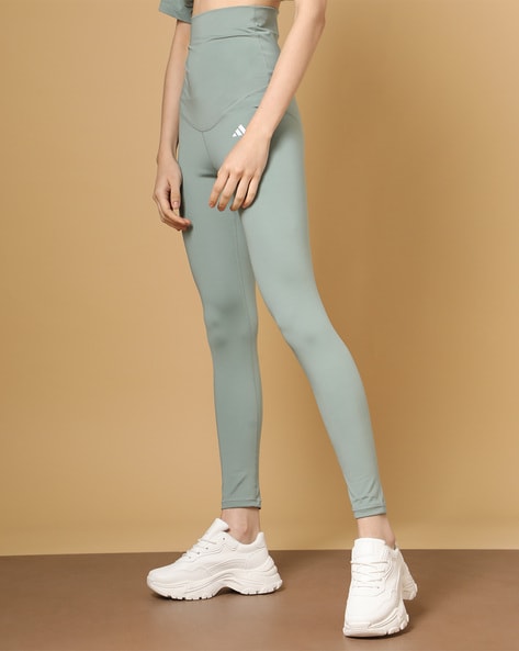 Ankle-Length Leggings with Placet Logo Print