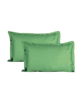 trance home linen Set of 2 200 TC Striped Pillow Covers-picture-13