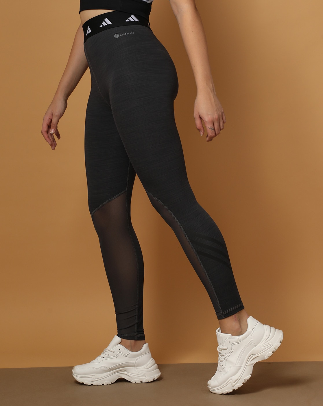 Adidas Women 3 stripes High Waist Legging – SportsBunker.in
