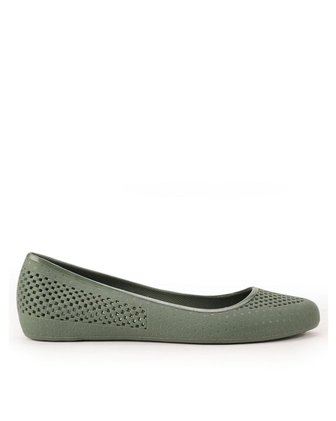 Bata Slip-On Ballerinas with Perforations