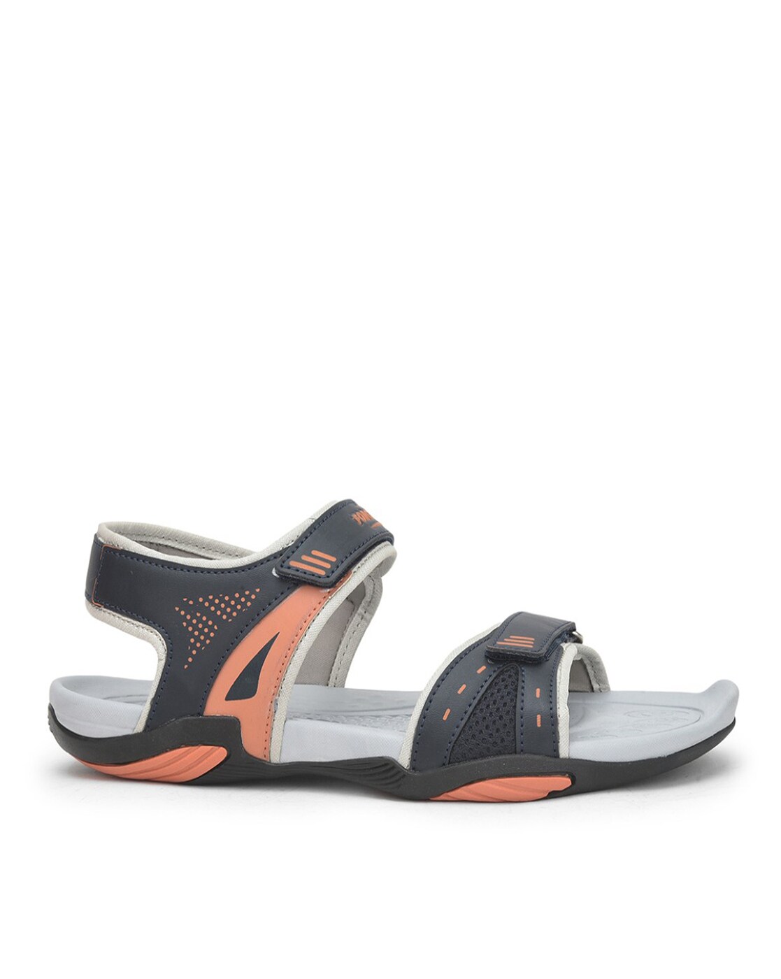 Buy Red Tape Women Navy Blue & Peach Coloured Colourblocked Sports Sandals  - Sports Sandals for Women 11879766 | Myntra