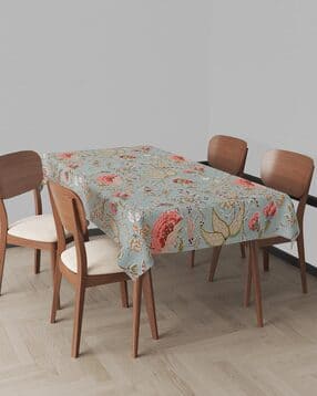 trance home linen Floral Printed 4-Seater Table Cover-picture-31