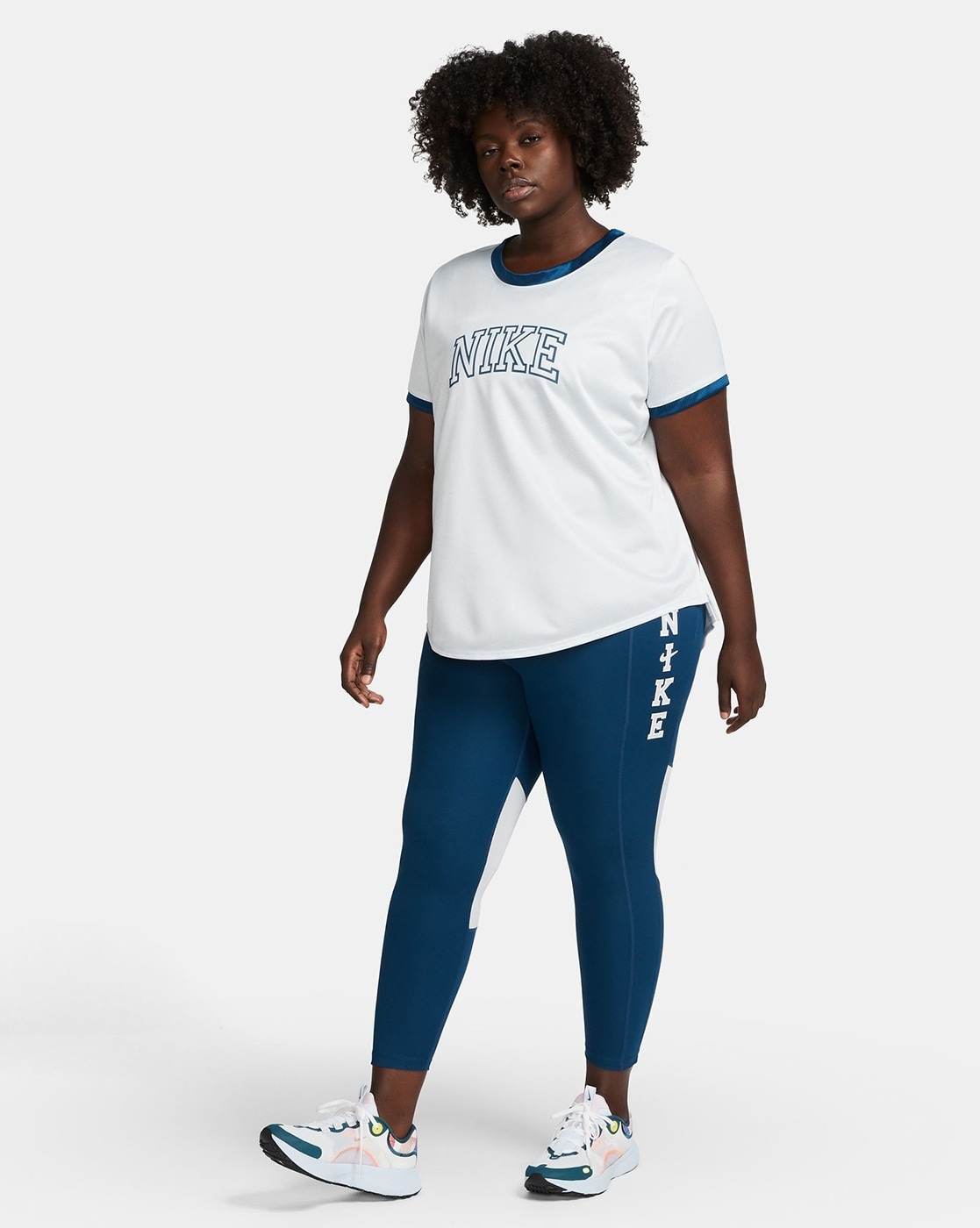 Buy Blue Leggings for Women by NIKE Online