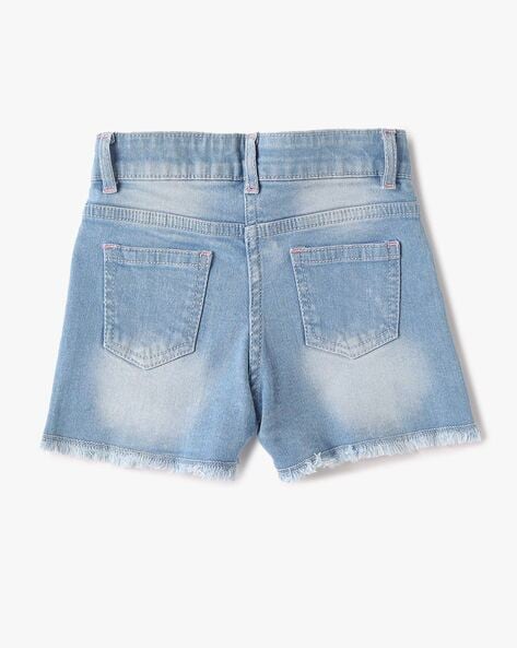 Denim discount short zara