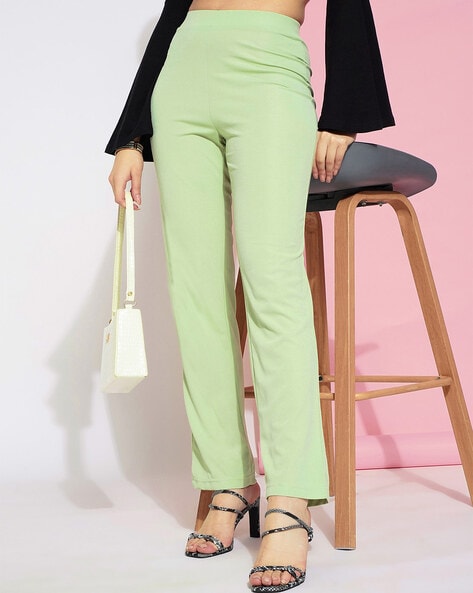 Stretchable Pants with Elasticated Waist