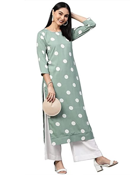 Buy White Yoke Design Cotton Straight Kurta With Salwar & Dupatta Online at  Rs.1189 | Libas