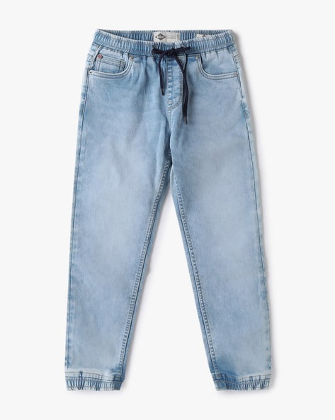 Lee Cooper Heavy-Wash Jogger Jeans