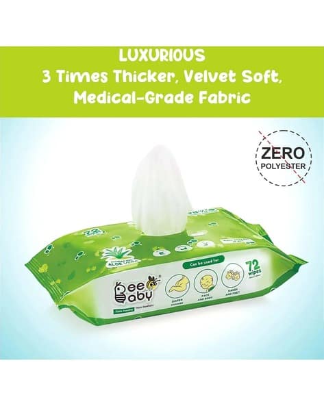 Fresh Baby Wet Wipes with Plastic Lid