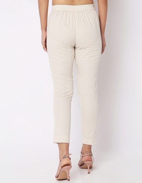 Tailored Drapey Melange Pants: Women's Designer Bottoms | Tory Burch
