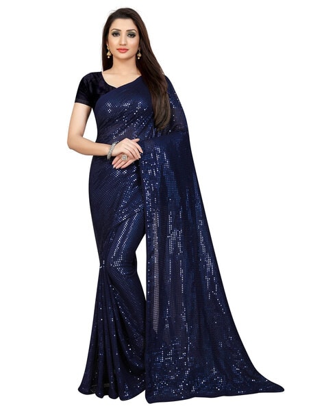 Trendy Sequin Work Traditional Designer Bollywood saree dvz0003540