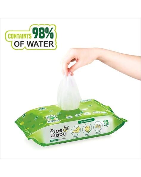Fresh Baby Wet Wipes with Plastic Lid