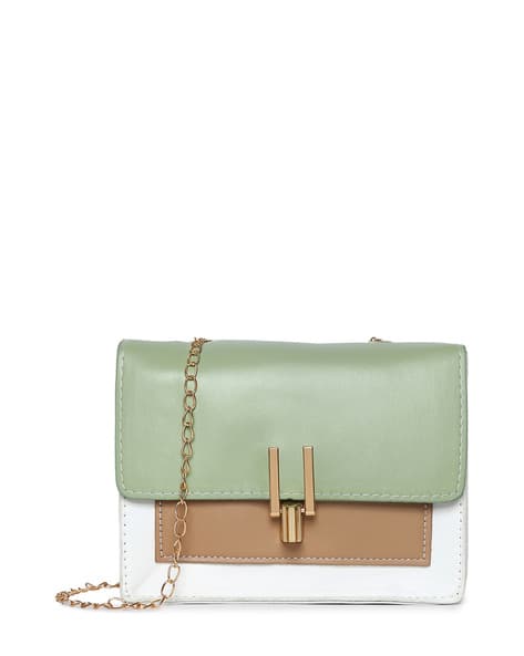 Haute Sauce Colourblock Sling Bag with Detachable Strap