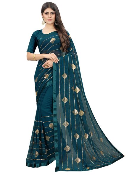 Pure Patola silk fabric saree with contrast blouse at Rs.927/Piece in surat  offer by geet gauri fashion