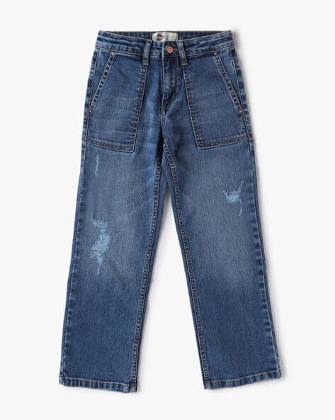 Fashion Lee Cooper Kidswear Cotton Slim Fit Shirt With Band Collar