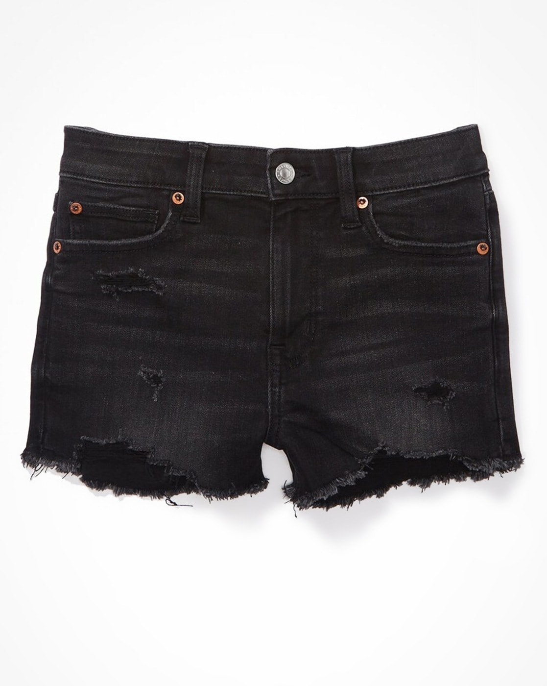 Buy Women Casual Mid Rise Denim Shorts Stretch Black Colour SIZE 28 Online  at Best Prices in India - JioMart.