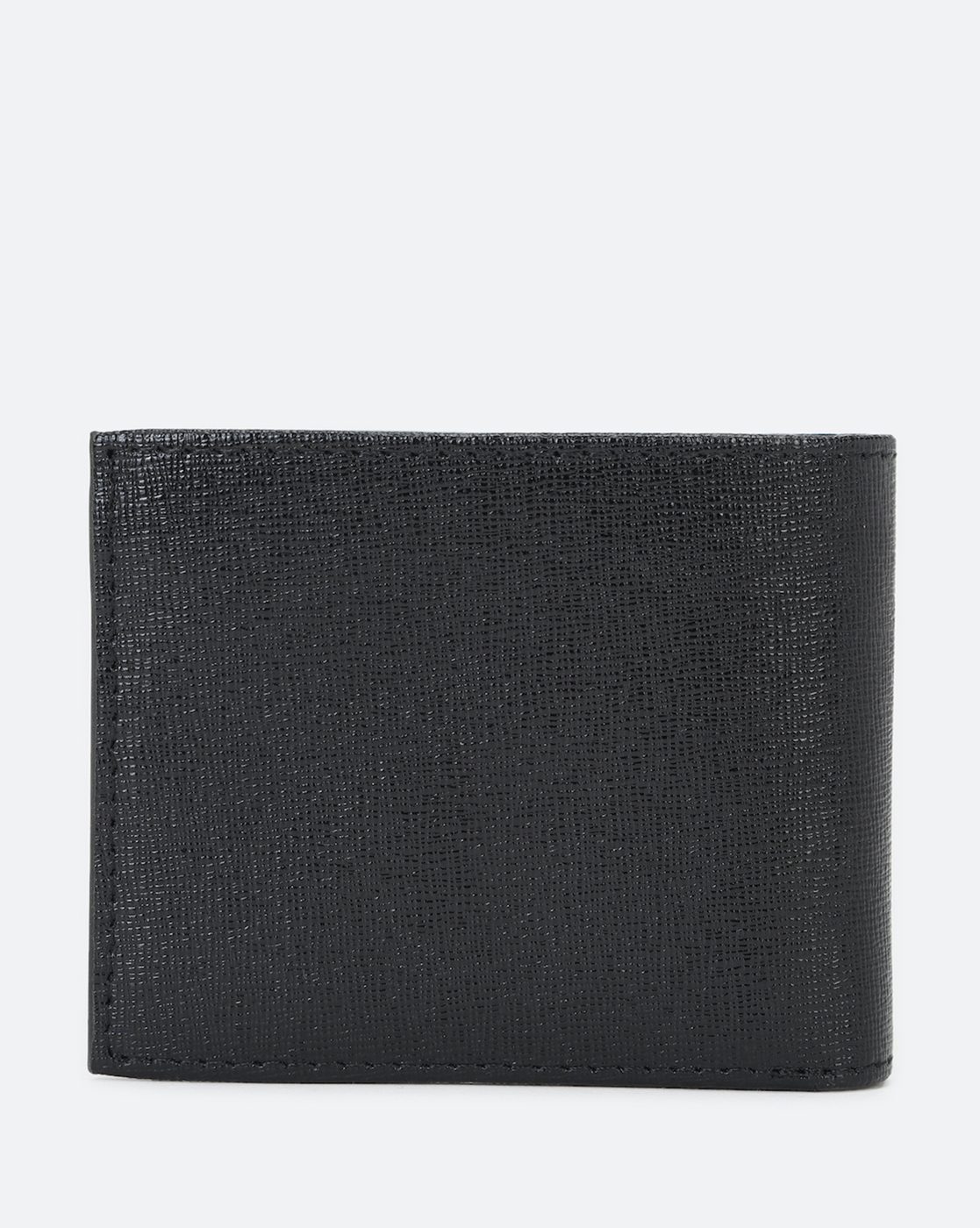 Louis Philippe Brown Animal Effect Leather Bi-Fold Wallet for Men