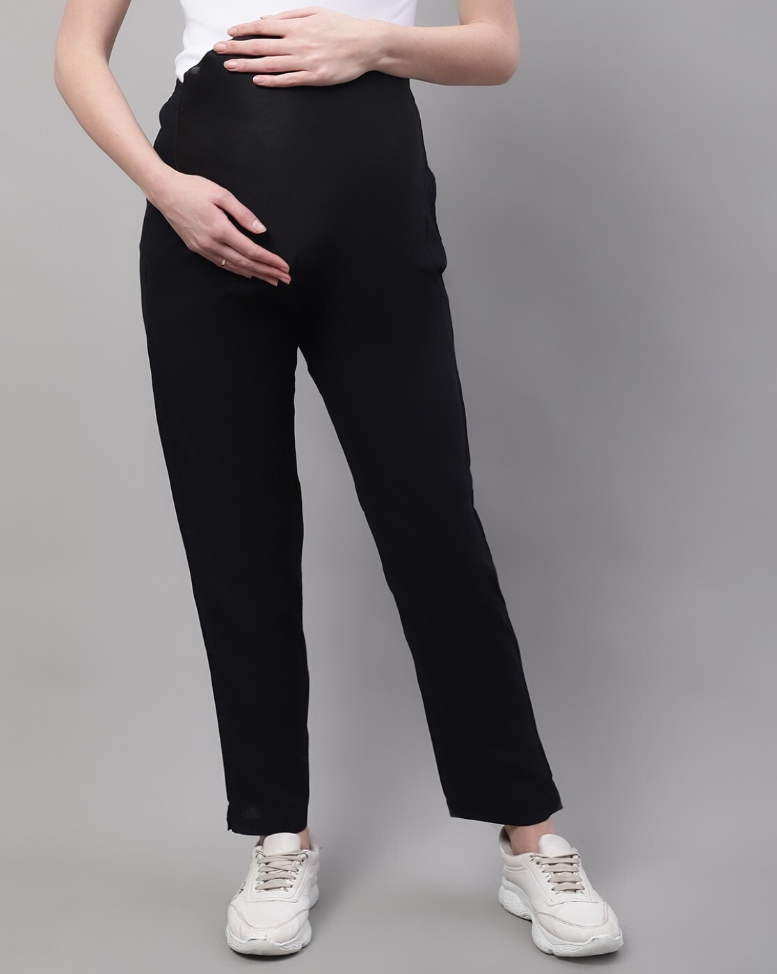 Bhome Maternity Jeans Stretch High Waisted PantsDress Pants for Work  Career Office Pants  Maternity work pants Maternity clothes fashionable Maternity  trousers