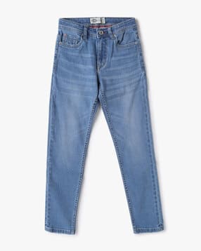 lee cooper Boys Mid-Wash Skinny Fit Jeans-picture-36