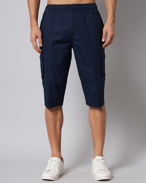 Buy Navy Blue Shorts & 3/4ths for Men by STUDIO NEXX Online