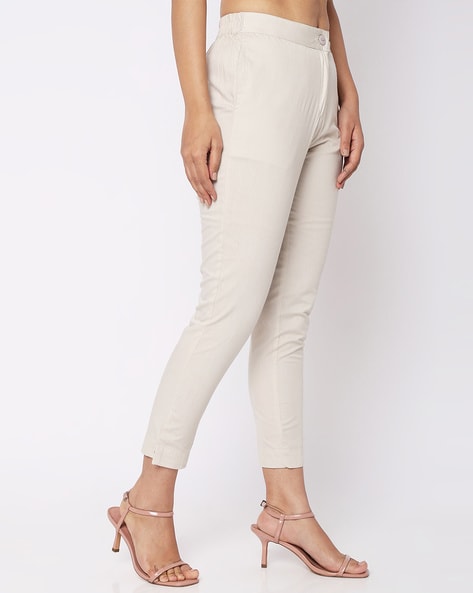 Buy Beige Pants for Women by ETHNICITY Online