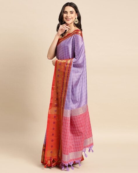 Buy Blue Sarees for Women by FASHION BOOMS Online | Ajio.com