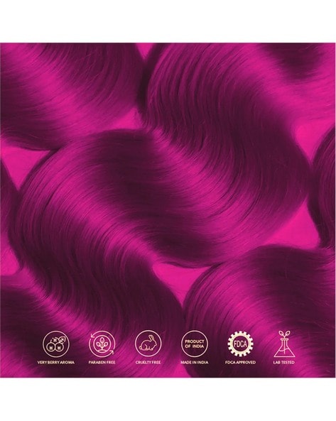 Dark Fuchsia Pink Hair Dye 