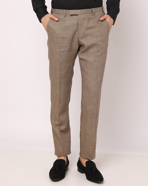 Façonnable Suit trousers - sand - Zalando.de