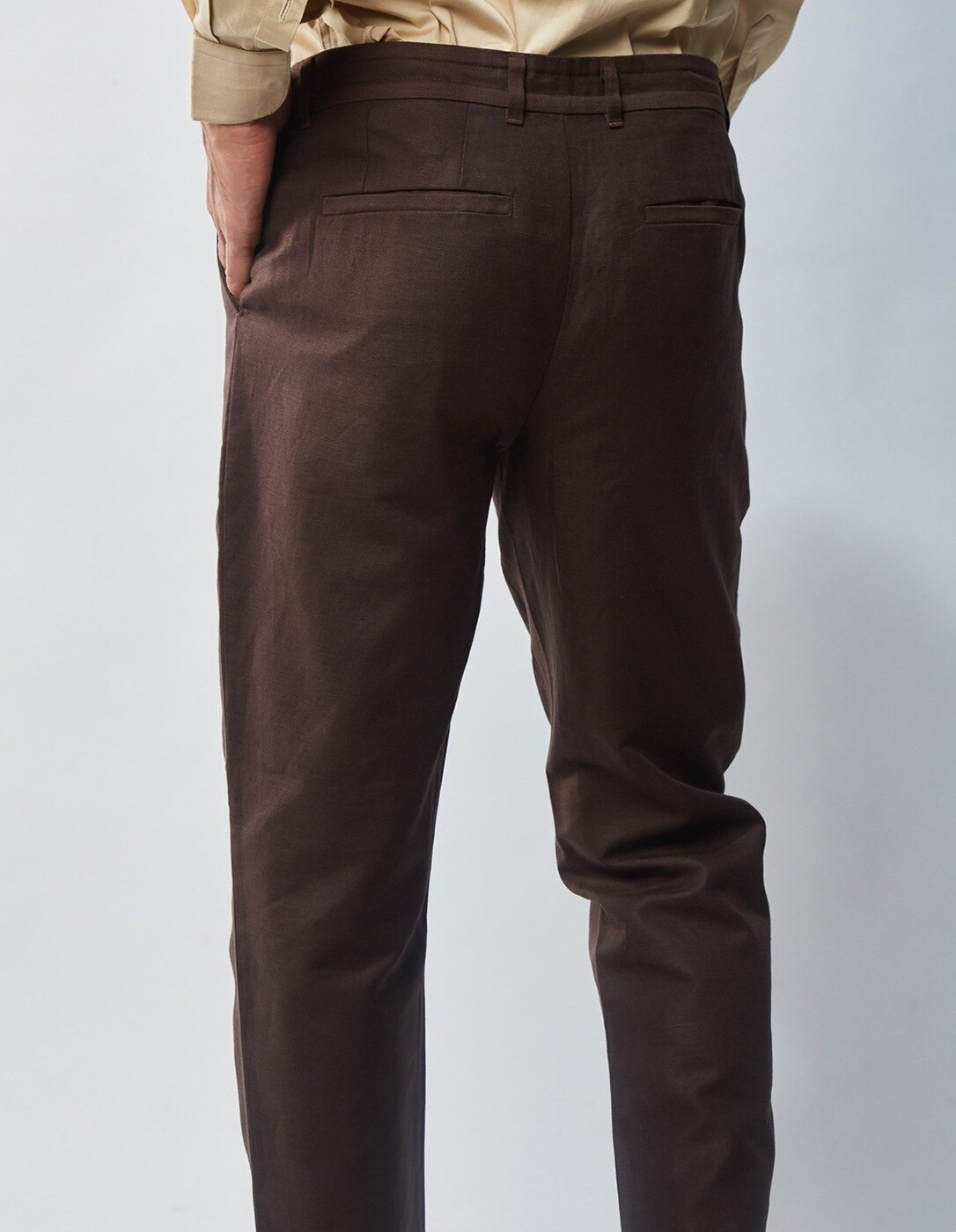 Buy Brown Trousers & Pants for Men by BEYOURS Online