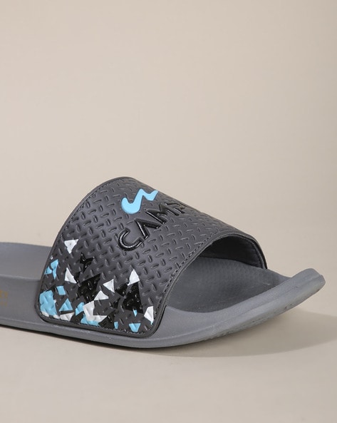 Buy Grey Flip Flop Slippers for Men by Campus Online Ajio