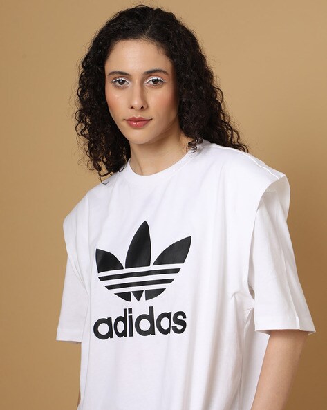 Black and white adidas clearance shirt womens