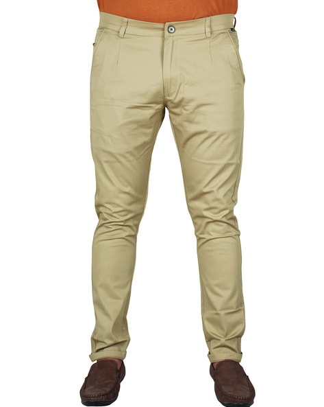 Buy Green Trousers & Pants for Men by British Club Online | Ajio.com