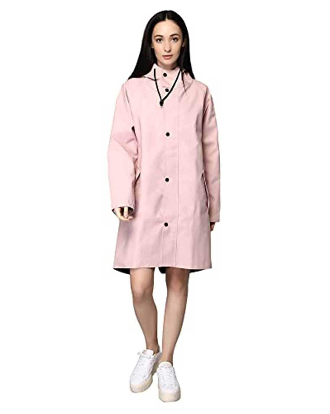 Pale hotsell pink raincoat