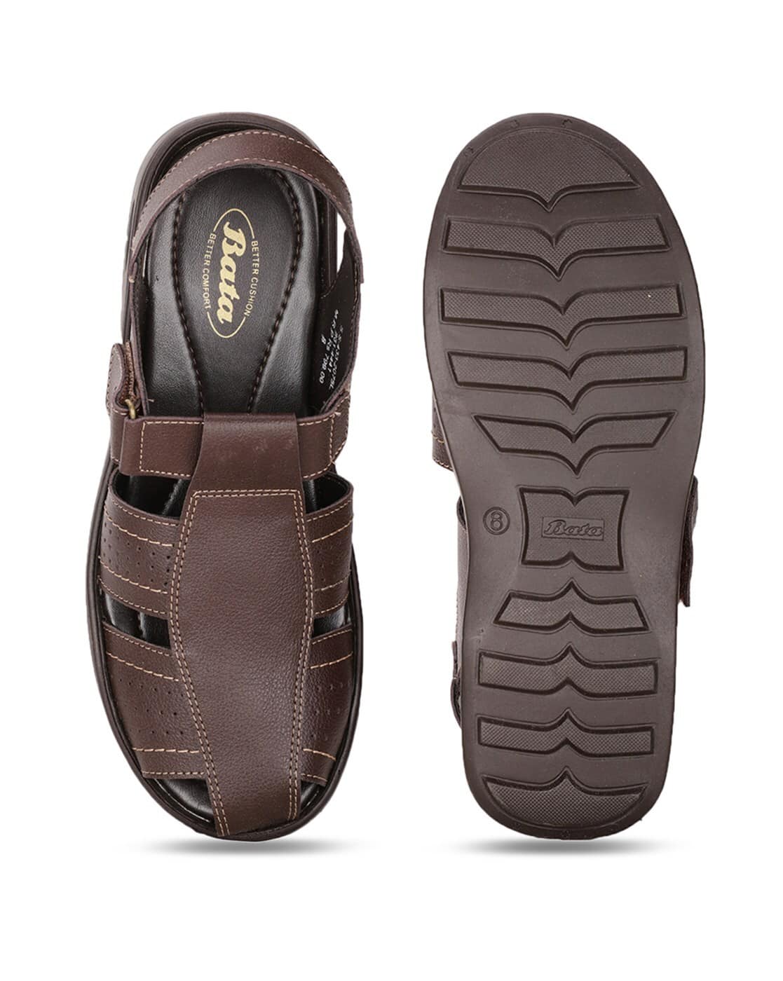 Buy Brown Sandals for Men by Bata Online