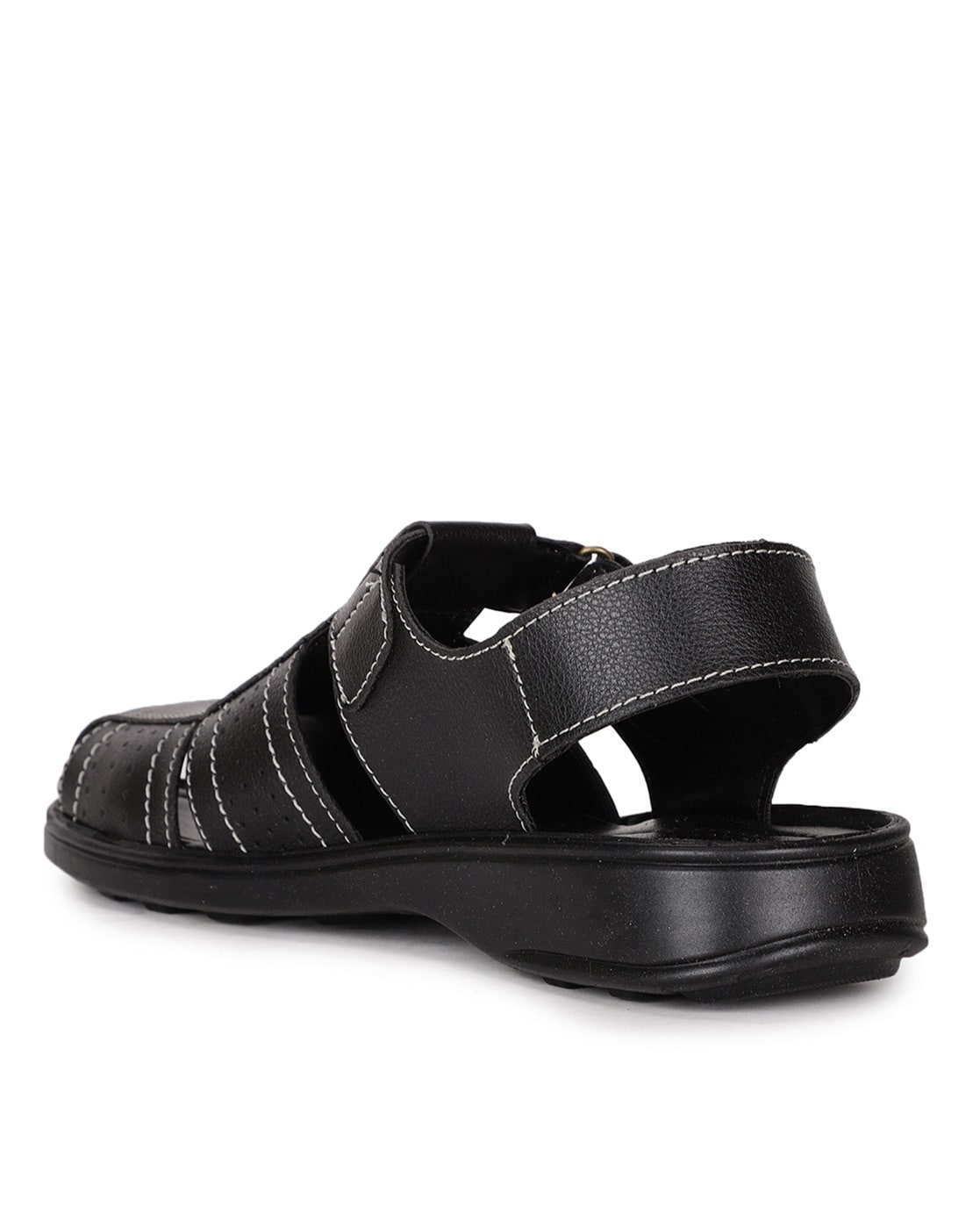 Buy Bata Men's Black Cross Strap Sandals for Men at Best Price @ Tata CLiQ