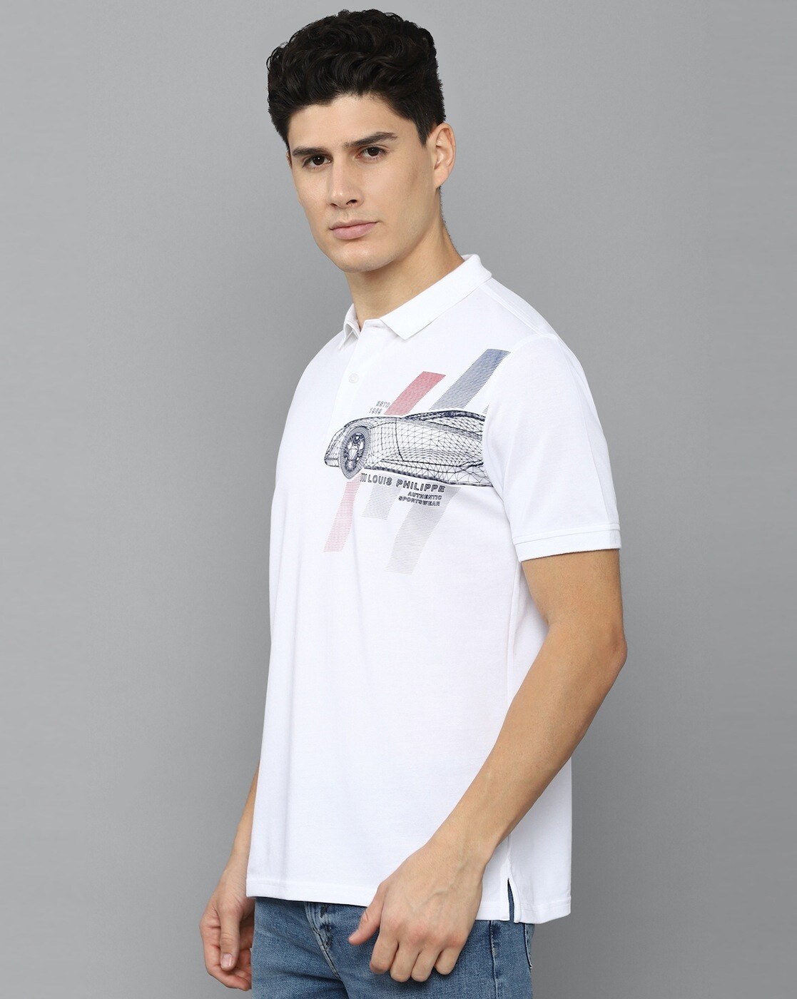 Buy White Tshirts for Men by LOUIS PHILIPPE Online