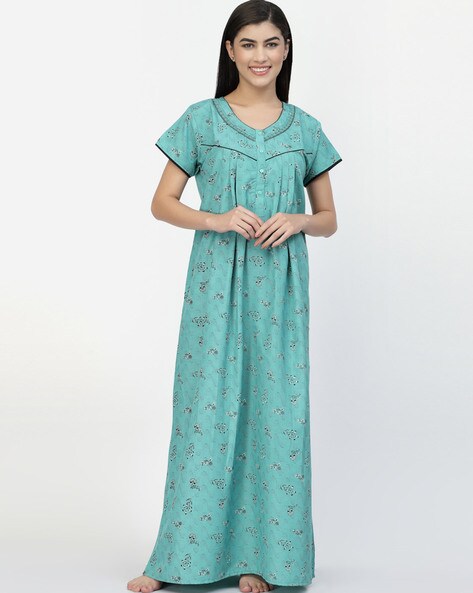 Buy Green Nightshirts Nighties for Women by Sweet Dreams Online Ajio