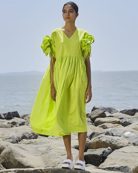 Buy Neon Dresses & Gowns for Women by Mati Online | Ajio.com