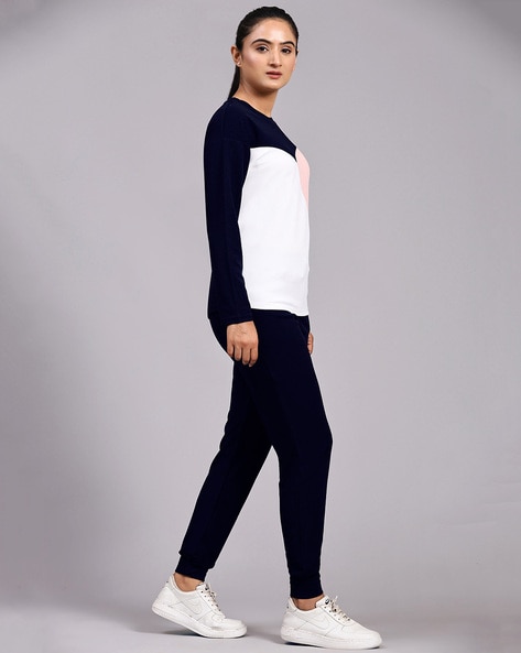 Colourblock T-shirt & Leggings Set