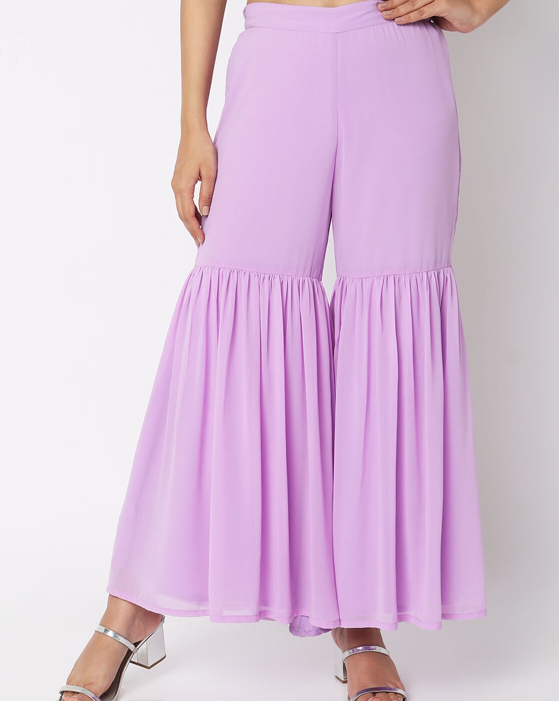 Buy Purple Fusion Wear Sets for Women by Laalzari Online