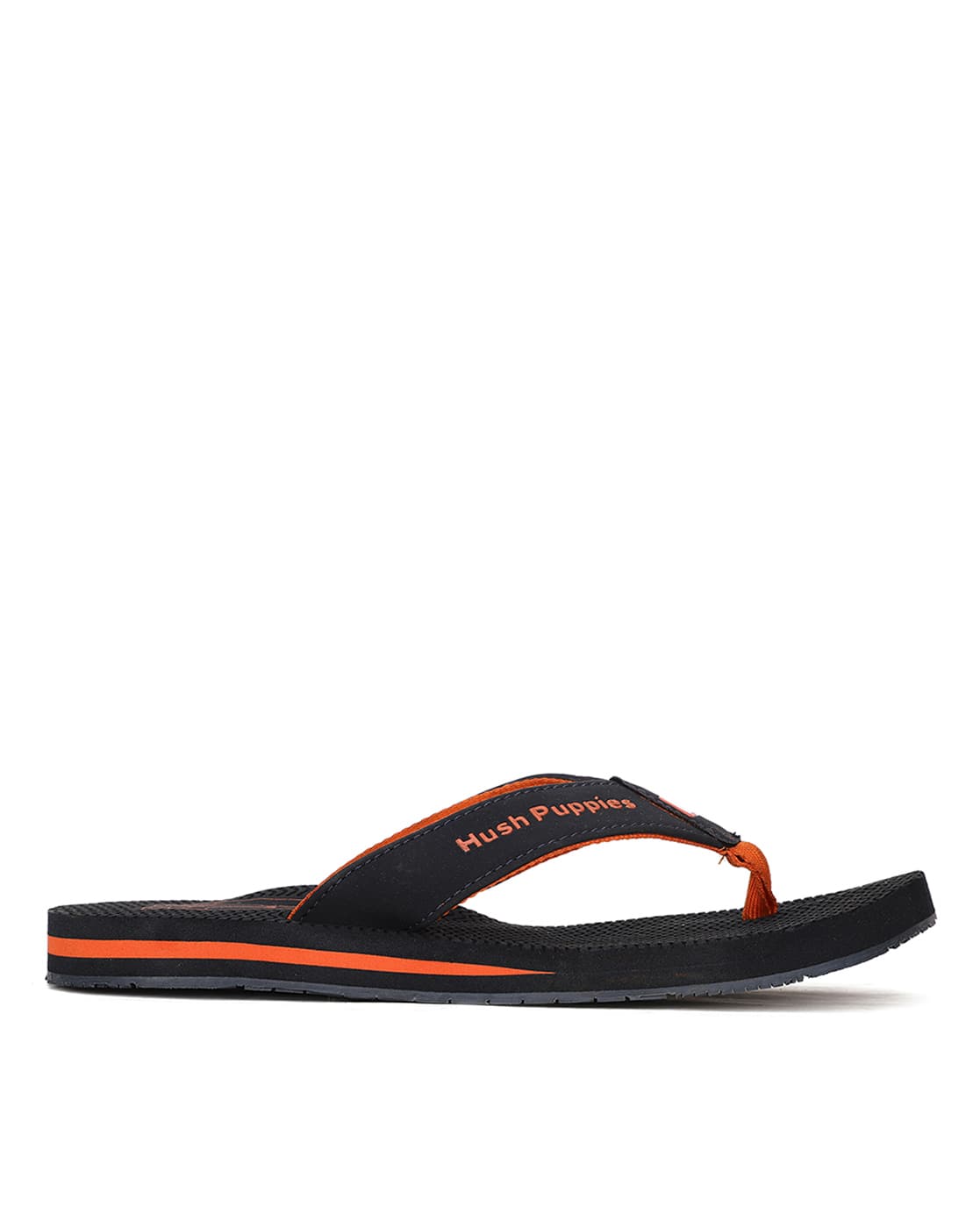 Brand Print Thong-Strap Flip Flops